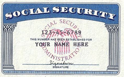 citizens and residents. . Best font for social security card